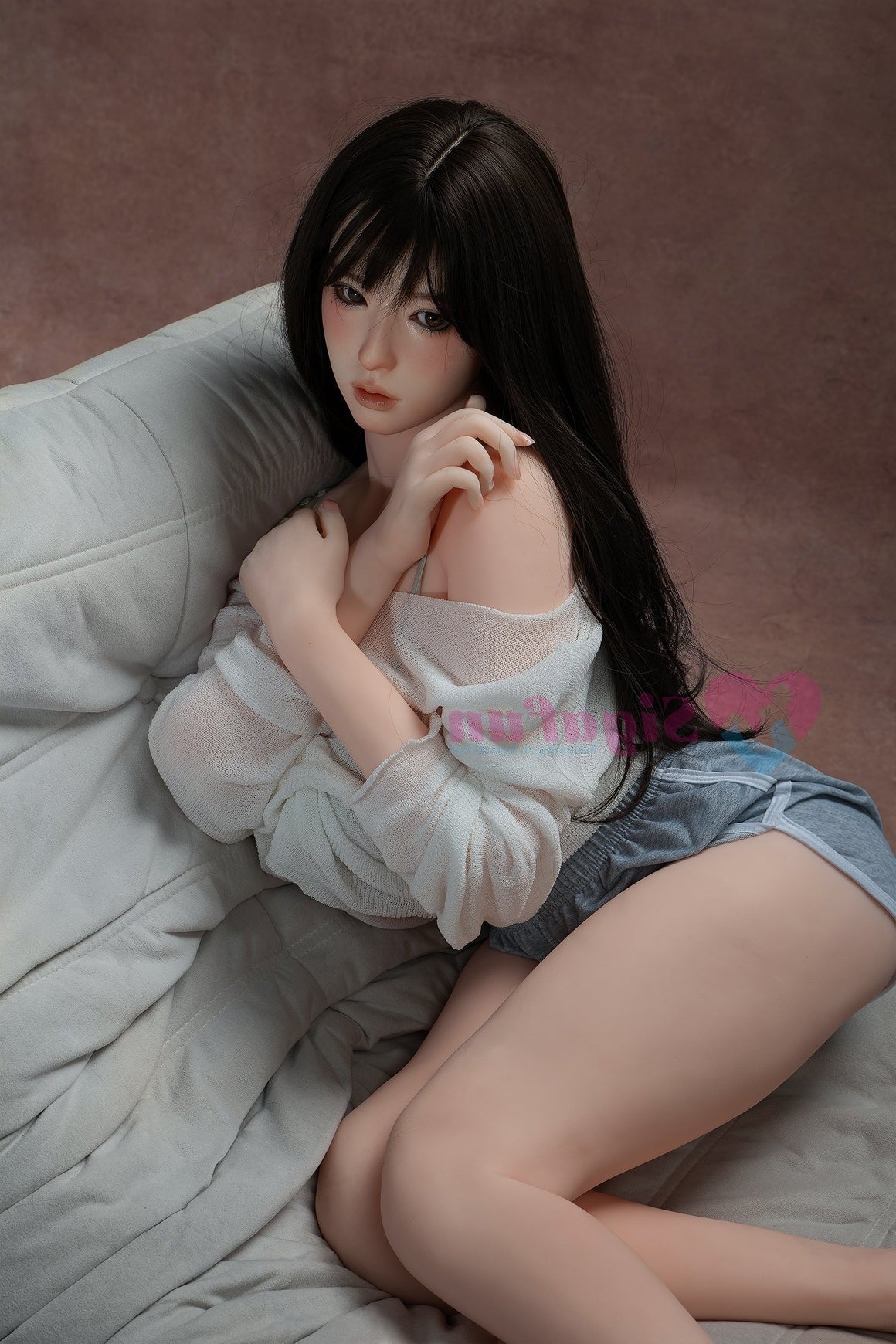 US In Stock - 159cm/5ft3 E-Cup Silicone Head Sex Doll - SG5 Natural Sigafun