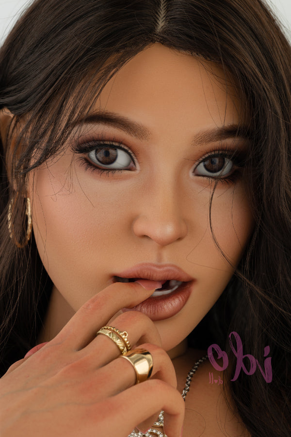 Us In Stock 165cm 5ft5 D Cup Tanned Skin European Silicone Sex Doll D Cup Id4s 1 Ros Head - D-cup Torso IDO