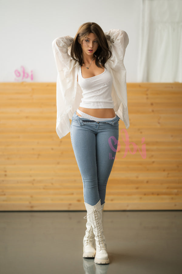 Eu In Stock 170cm 5ft7 D Cup Tanned Skin European Silicone Sex Doll Id3s 1 Ros Head - Torso IDO