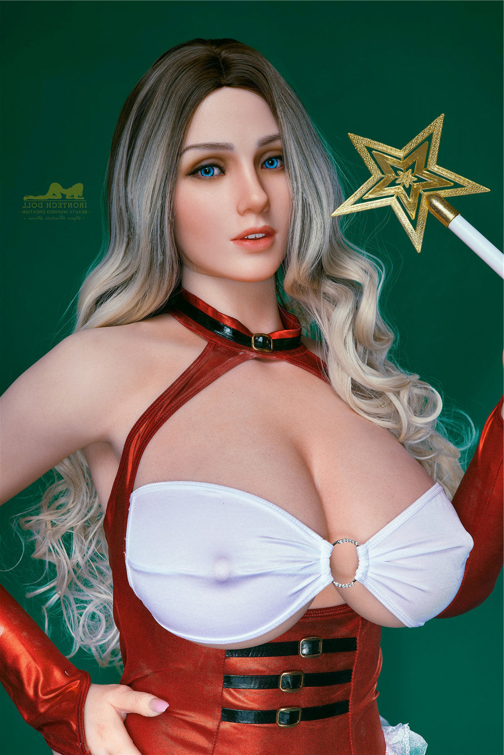 160cm/5ft3 I-cup BBW Big Boobs & Big Booty European Silicone Lady Sex doll Torso Irontech Doll