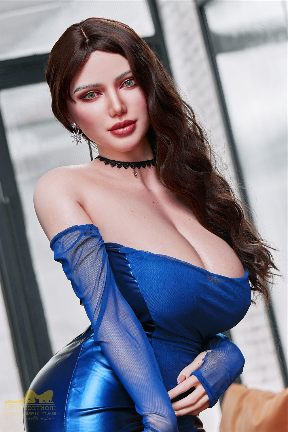 162cm/5ft4 I-cup Big Boobs Silicone Fair Skin Sex Doll –S13 Celine Irontech