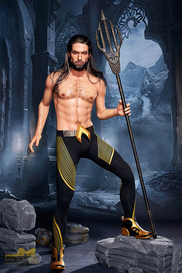 170cm/5ft7 Male Aqua man Realistic Silicone Sex Doll - M5 Thomas Tanne Torso Irontech