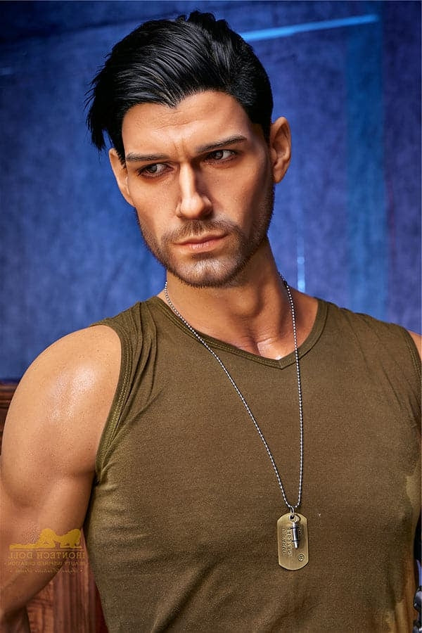 176cm Drew Mature Muscular Male Full Silicone Sex Doll - Irontech