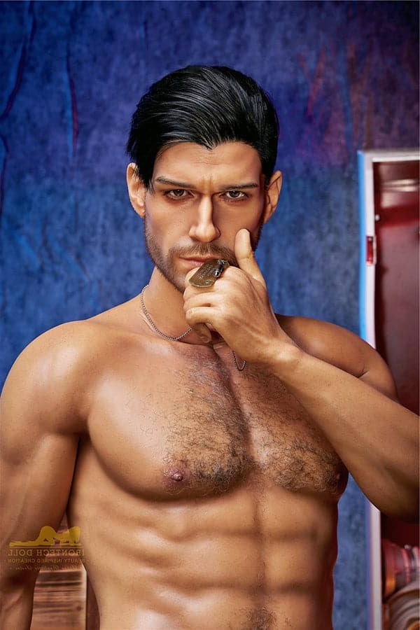 176cm Drew Mature Muscular Male Full Silicone Sex Doll - Irontech