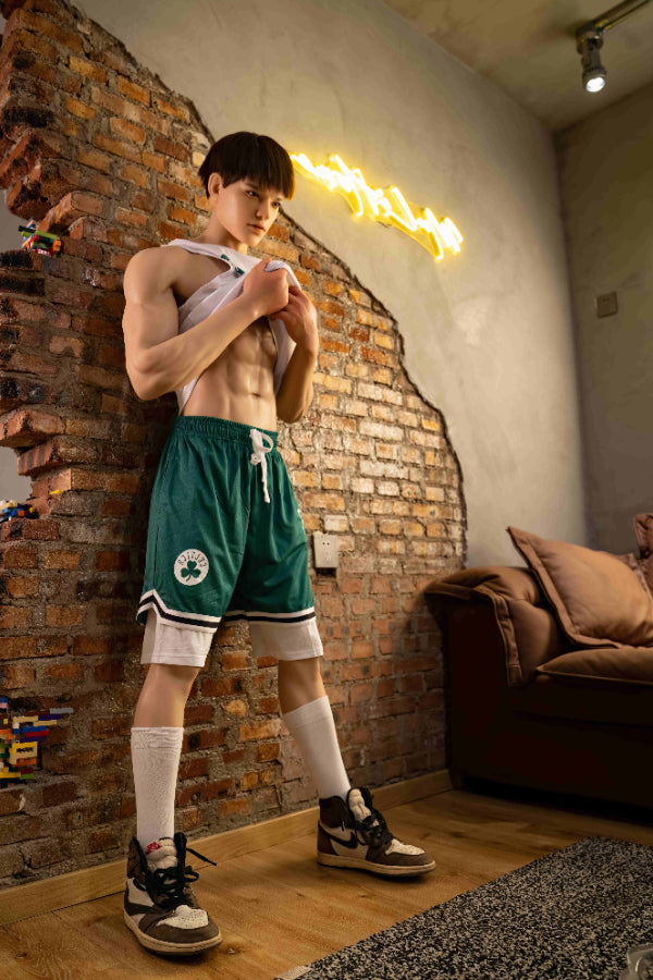 175cm/5ft9 Silicone Head Male Sex Doll - Leonardo Realing