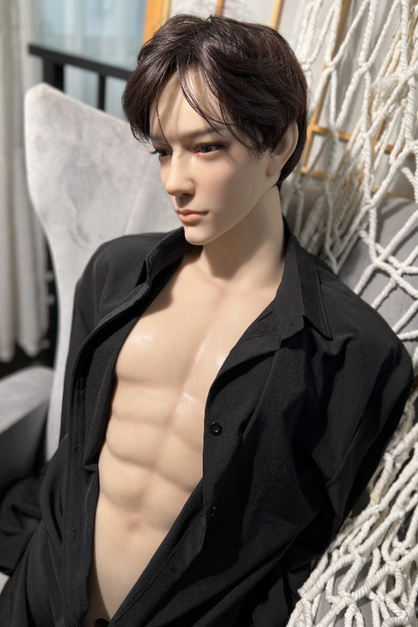 Muscular Silicone Head Male Sex Doll Torso - Kirin Realing
