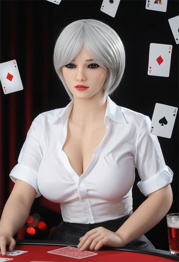 US In Stock - 159cm/5ft3 Chubby Sex Doll #185 TPE Aibei