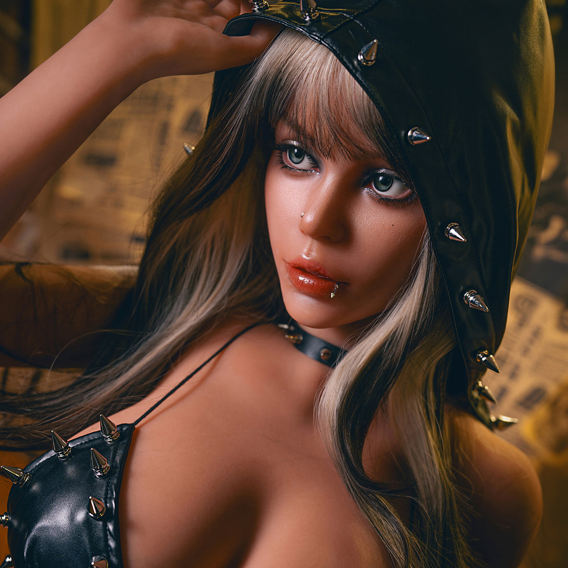 164cm/5ft5 F-cup Big Breast Silicone Head Sex Doll – #M44 SY