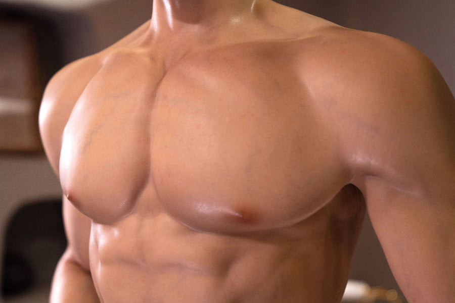 175cm/5ft9 Silicone Head Male Sex Doll - Martin Realing