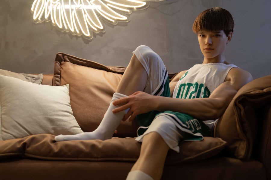 175cm/5ft9 Silicone Head Male Sex Doll - Leonardo Realing