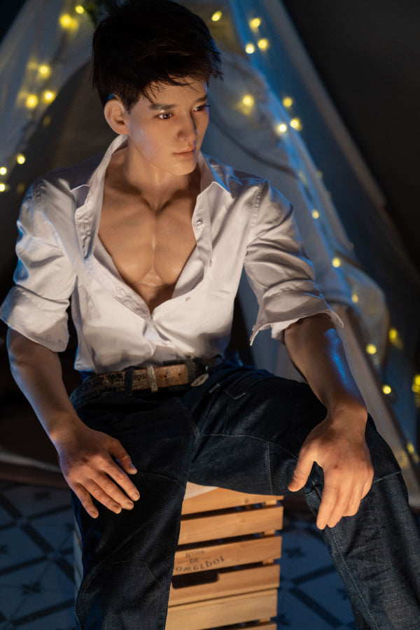 175cm/5ft9 Silicone Head Male Sex Doll - Martin Realing