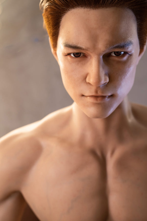 175cm/5ft9 Silicone Head Male Sex Doll - Jesiah Realing
