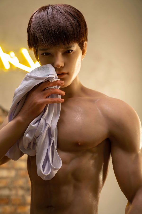 175cm/5ft9 Silicone Head Male Sex Doll - Leonardo Realing