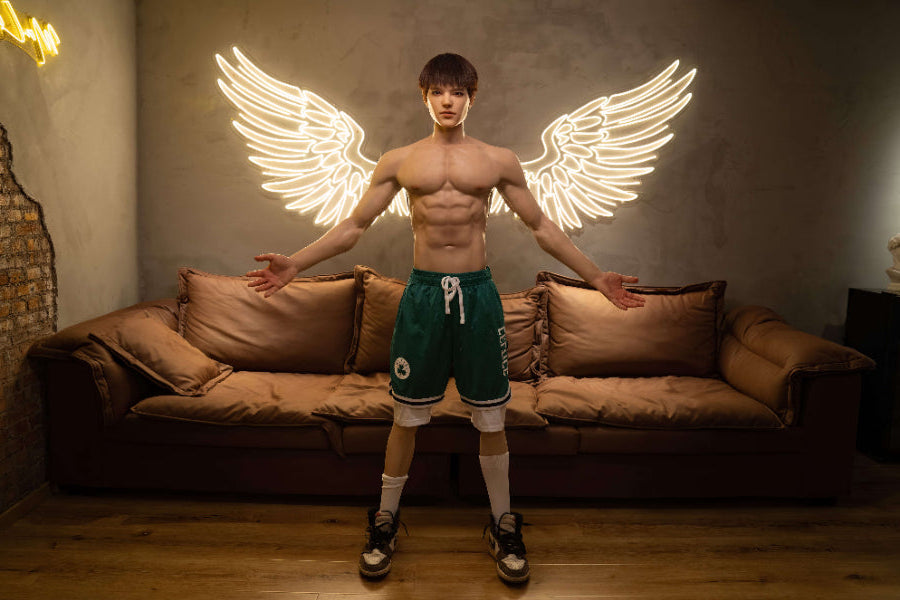 175cm/5ft9 Silicone Head Male Sex Doll - Leonardo Realing