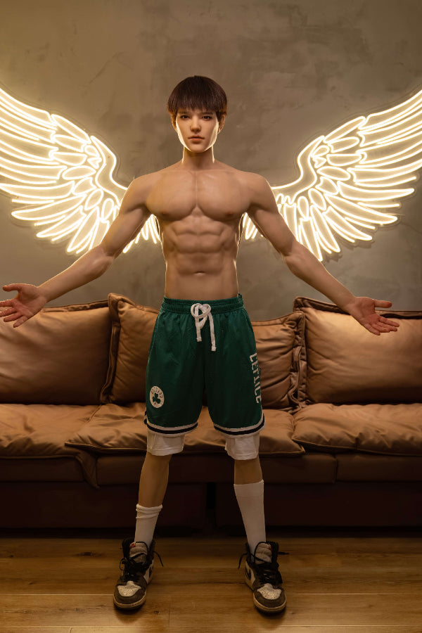 175cm/5ft9 Silicone Head Male Sex Doll - Leonardo Realing