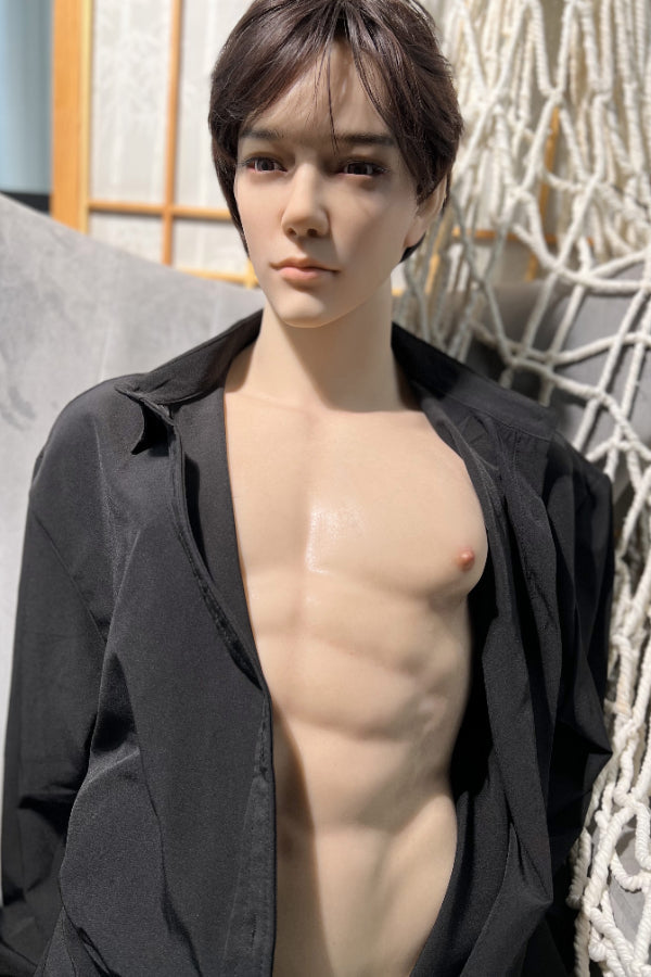 Muscular Silicone Head Male Sex Doll Torso - Kirin Realing