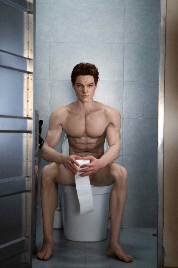 175cm/5ft9 Silicone Head Male Sex Doll - Jesiah Realing