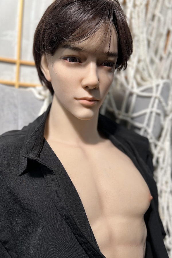 Muscular Silicone Head Male Sex Doll Torso - Kirin Realing