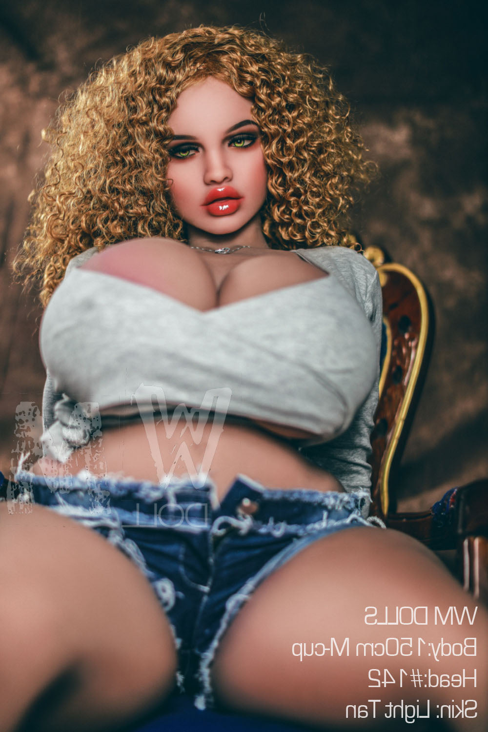 150cm/4ft11 M-cup BBW Big Booty Thick TPE Sex Doll with #142 Head WM