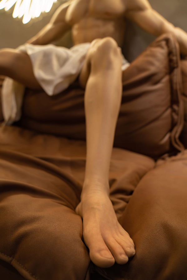 175cm/5ft9 Silicone Head Male Sex Doll - Leonardo Realing