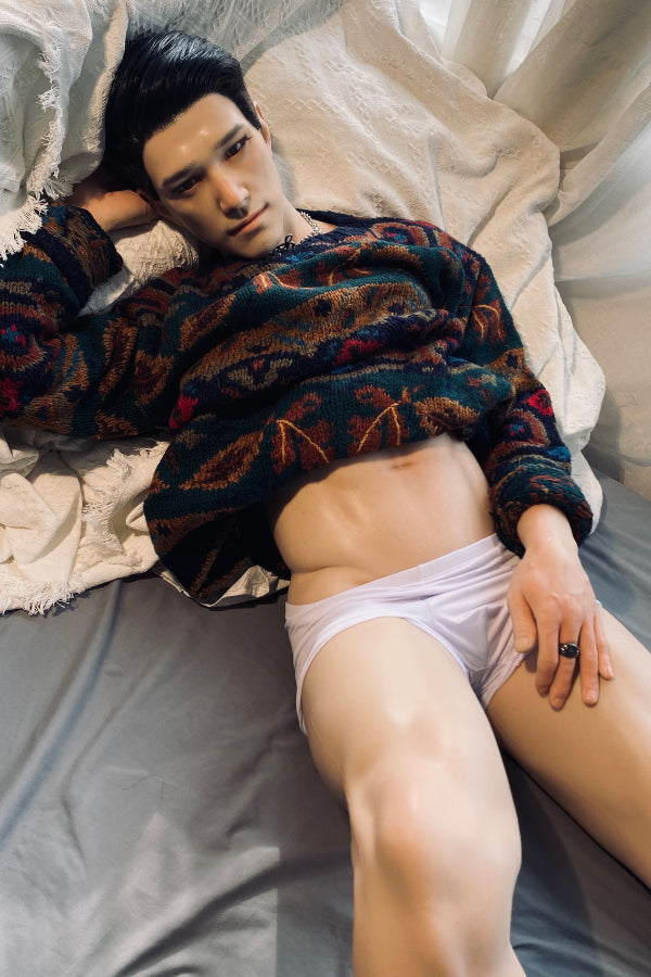 180cm/5ft10 Realistic Male Silicone Sex Doll - Bertin Realing