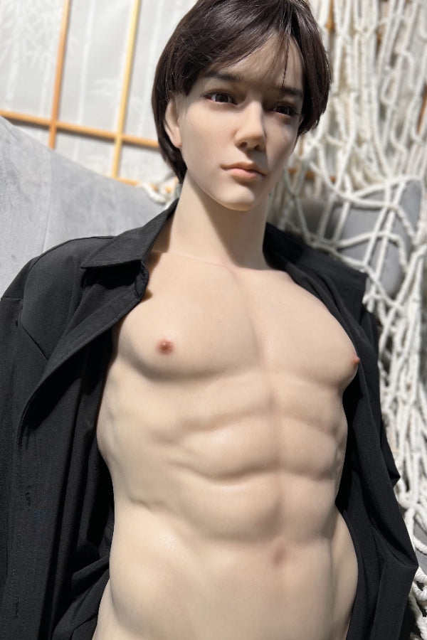 Muscular Silicone Head Male Sex Doll Torso - Kirin Realing