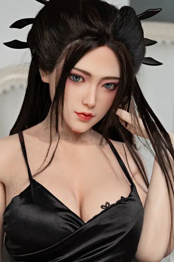 170cm/5ft7 D-cup Japanese Silicone Head Sex Doll - A38 Jisoo JX