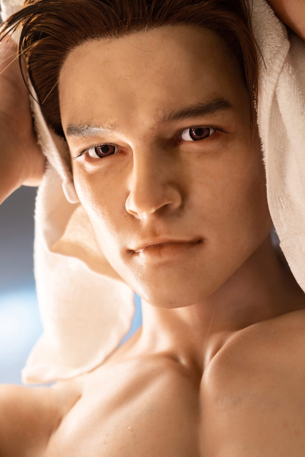 175cm/5ft9 Silicone Head Male Sex Doll - Jesiah Realing