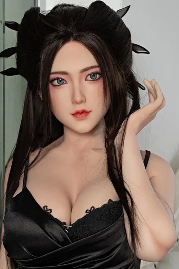 170cm/5ft7 D-cup Japanese Silicone Head Sex Doll - A38 Jisoo JX