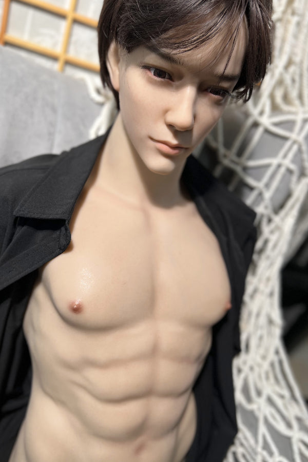 Muscular Silicone Head Male Sex Doll Torso - Kirin Realing