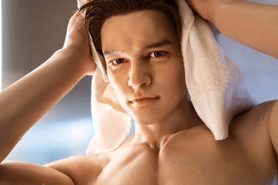 175cm/5ft9 Silicone Head Male Sex Doll - Jesiah Realing