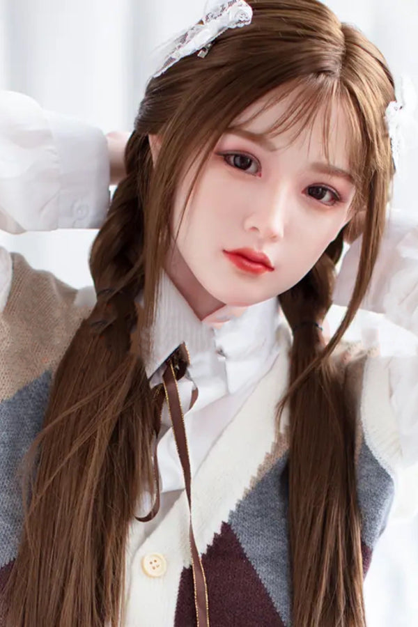 150cm/4ft11 D-cup Japanese Silicone Head Sex Doll - A35 Sora JX