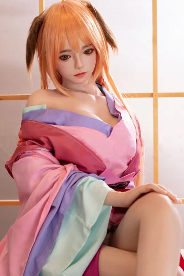 150cm/4ft11 D-cup Japanese Silicone Head Sex Doll - Yui JX