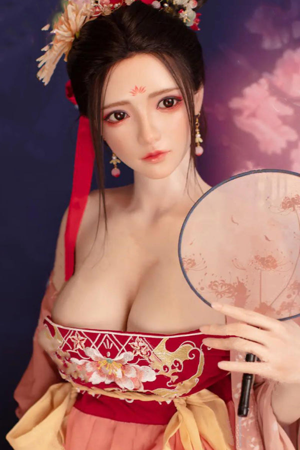 150cm/4ft11 D-cup Silicone Head Sex Doll - A34 Qi JX