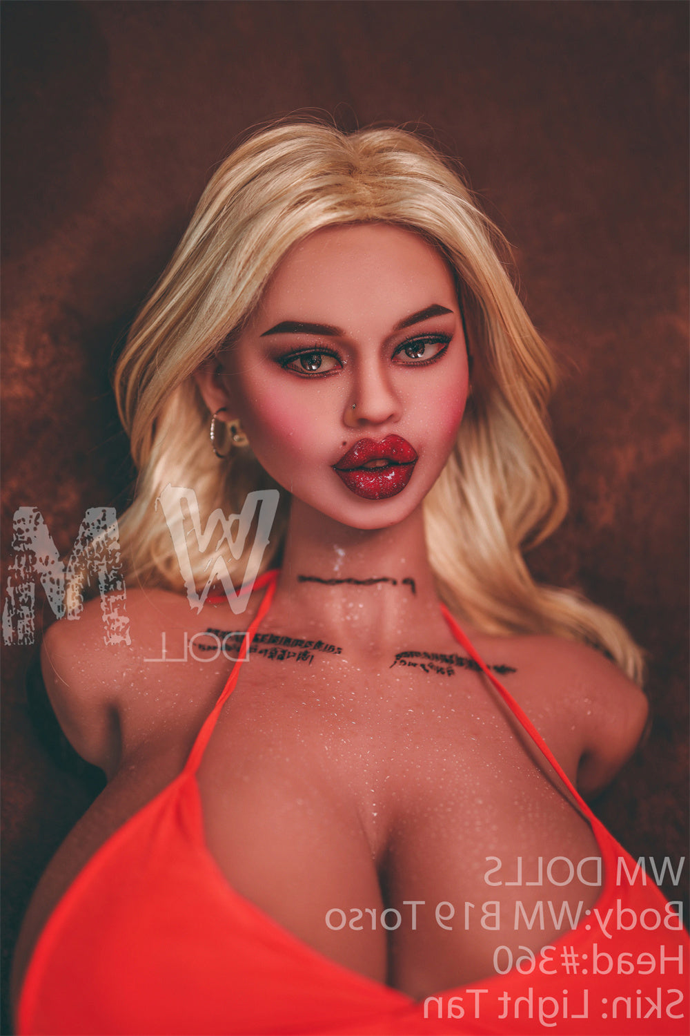 70cm/2ft4 Fuckable Tits Torso Sex Doll with #360 Head - TPE WM