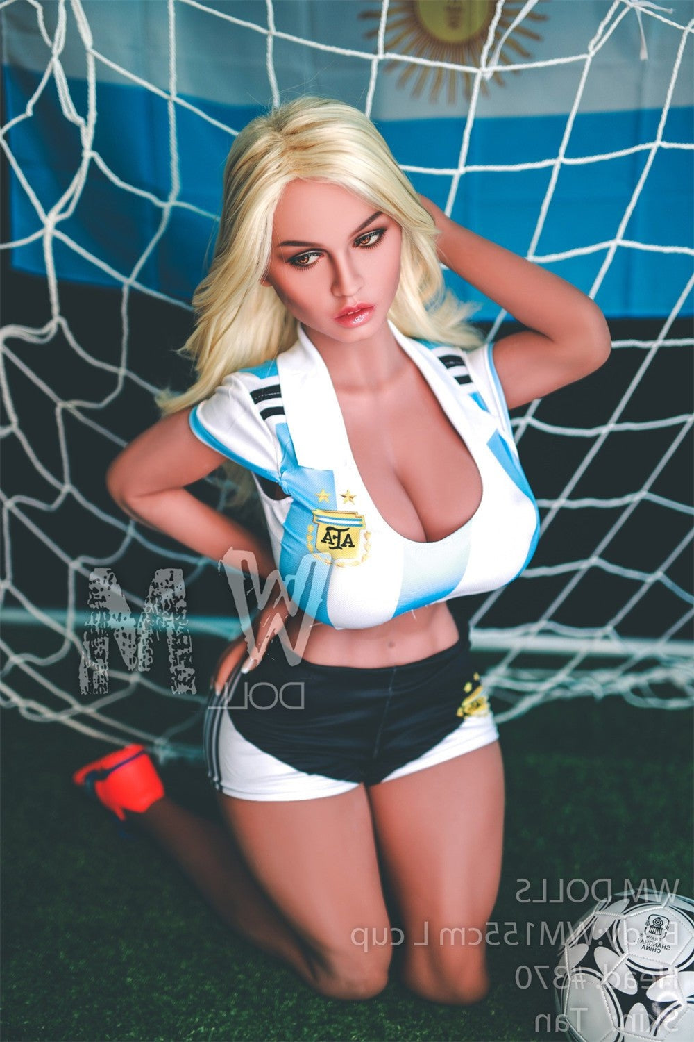 155cm/5ft1 L-cup Huge Tits TPE Sex Doll with #370 Head WM