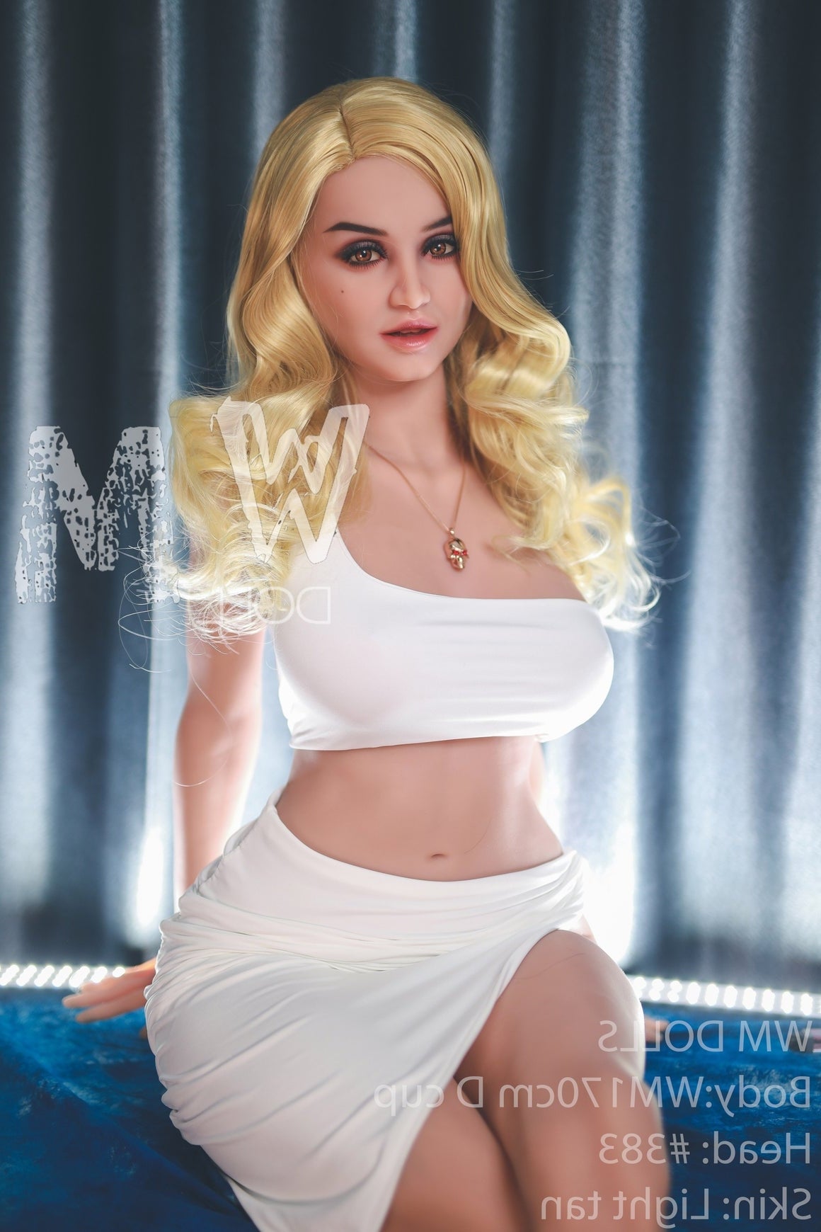 170cm/5ft5 D-cup Blonde Big Booty TPE Sex Doll with #314 Head WM