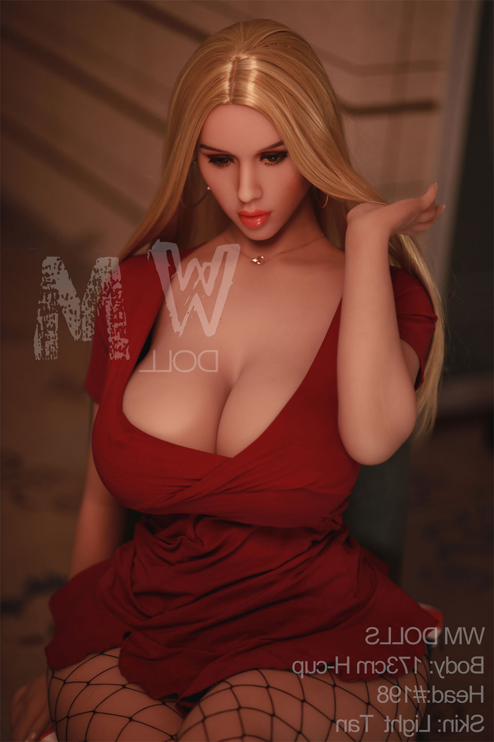 173cm/5ft8 H-Cup Pretty Big Booty BBW TPE Sex Doll with #198 Head WM