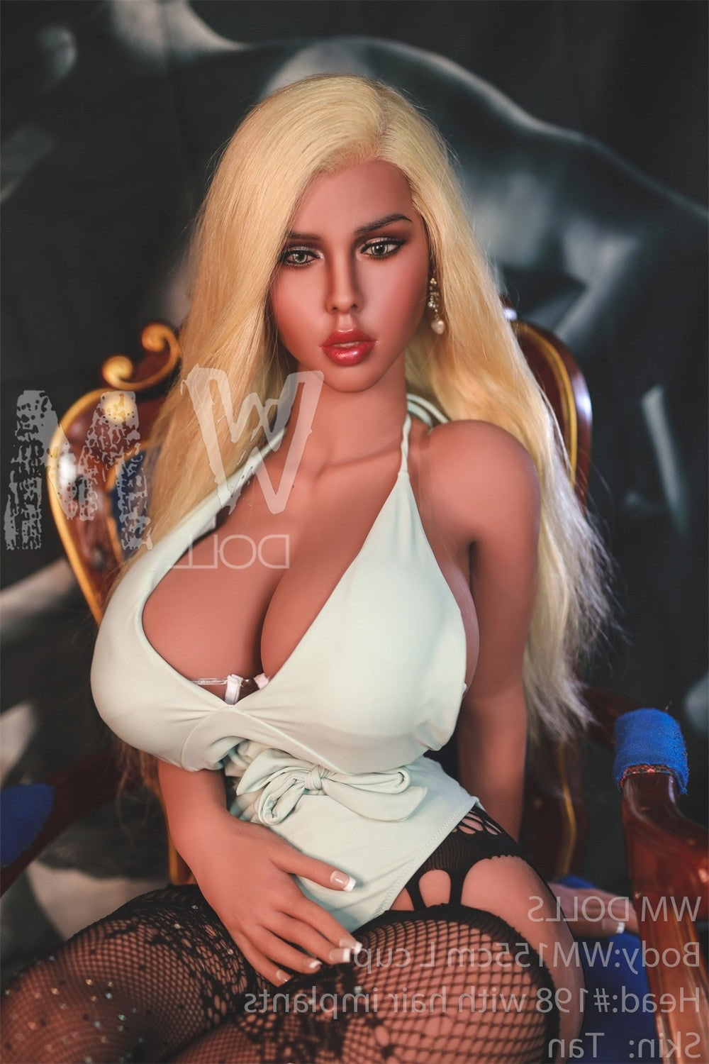 155cm/5ft1 L-cup Fuckable Tits Thick TPE Lady Sex Doll with #198 Head Torso WM