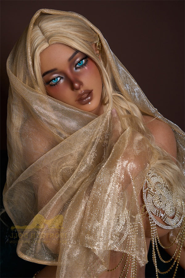 EU In Stock - 164cm/5ft5 F-cup Silicone Sex Doll - B2 Dark Tanned Irontech