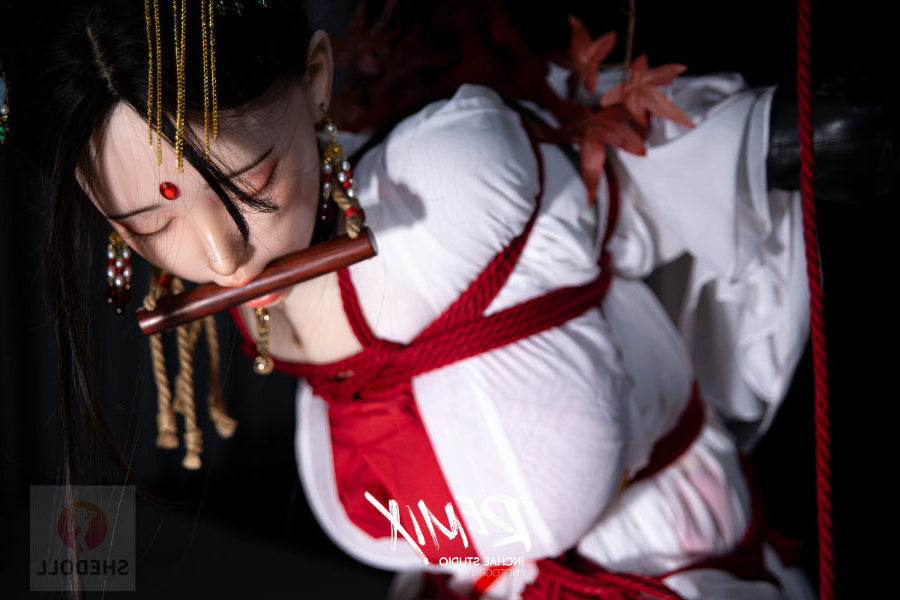 163cm/5ft4 H-cup Silicone Head Eyes Closed BDSM Sex Doll - Chuyue SHEDOLL