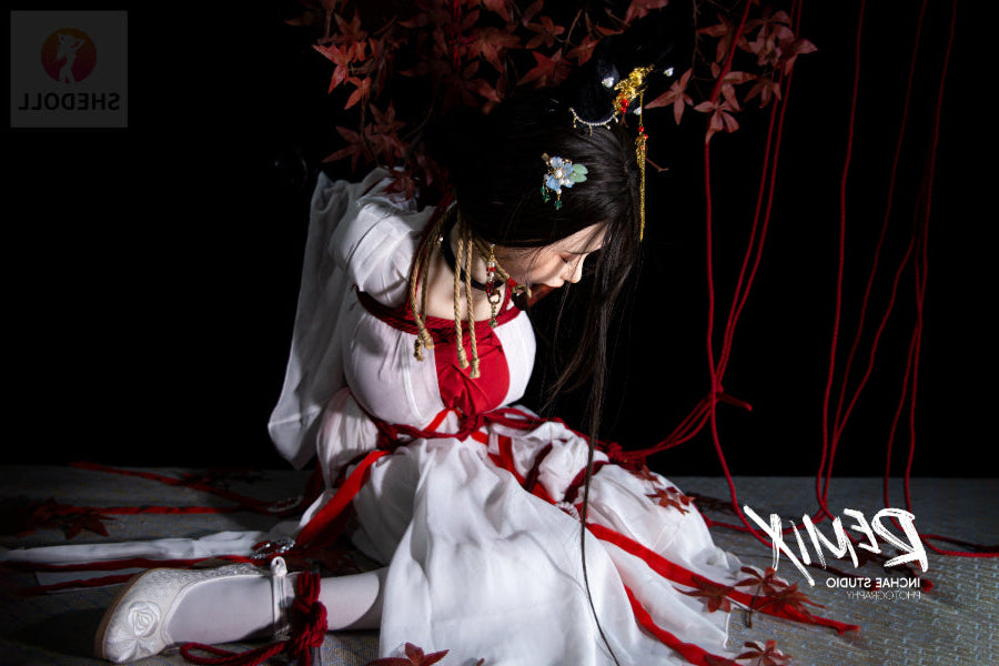 163cm/5ft4 H-cup Silicone Head Eyes Closed BDSM Sex Doll - Chuyue SHEDOLL