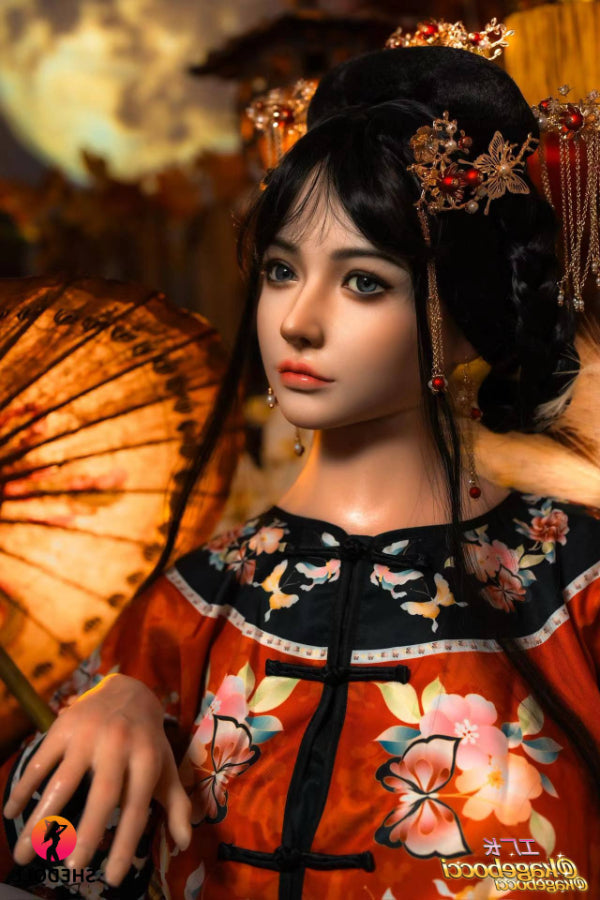 165cm/5ft5 E-cup Silicone Head Chinese Sex Doll - Tasha SHEDOLL