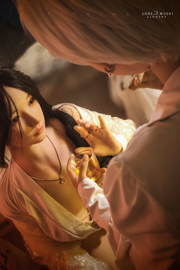 163cm/5ft4 H-cup Silicone Head Love Doll - Achu SHEDOLL