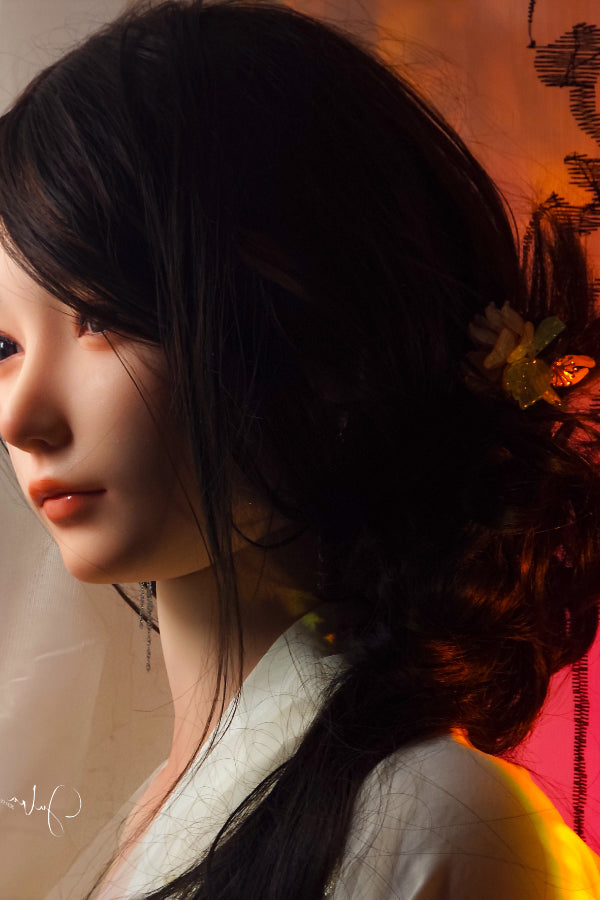 163cm/5ft4 H-cup Silicone Head Love Doll - Achu SHEDOLL