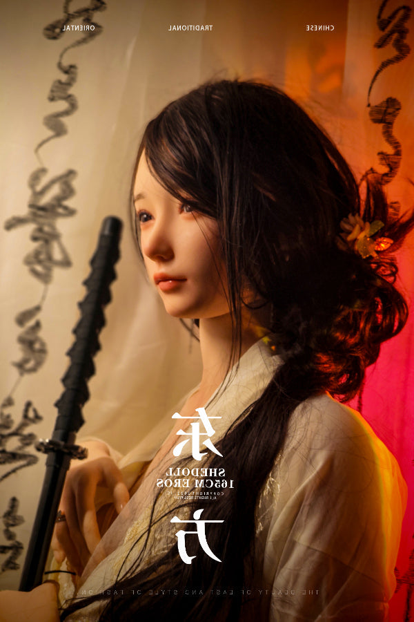 163cm/5ft4 H-cup Silicone Head Love Doll - Achu SHEDOLL