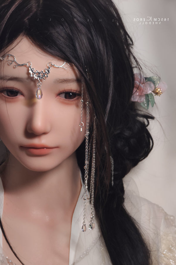 163cm/5ft4 H-cup Silicone Head Love Doll - Achu SHEDOLL