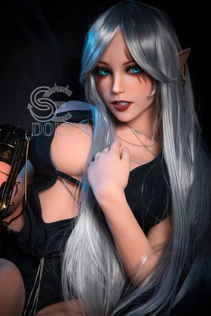 Elsa - 150cm / 4ft11 E-Breasts TPE Sex Dolls Model Props (NO.2184)