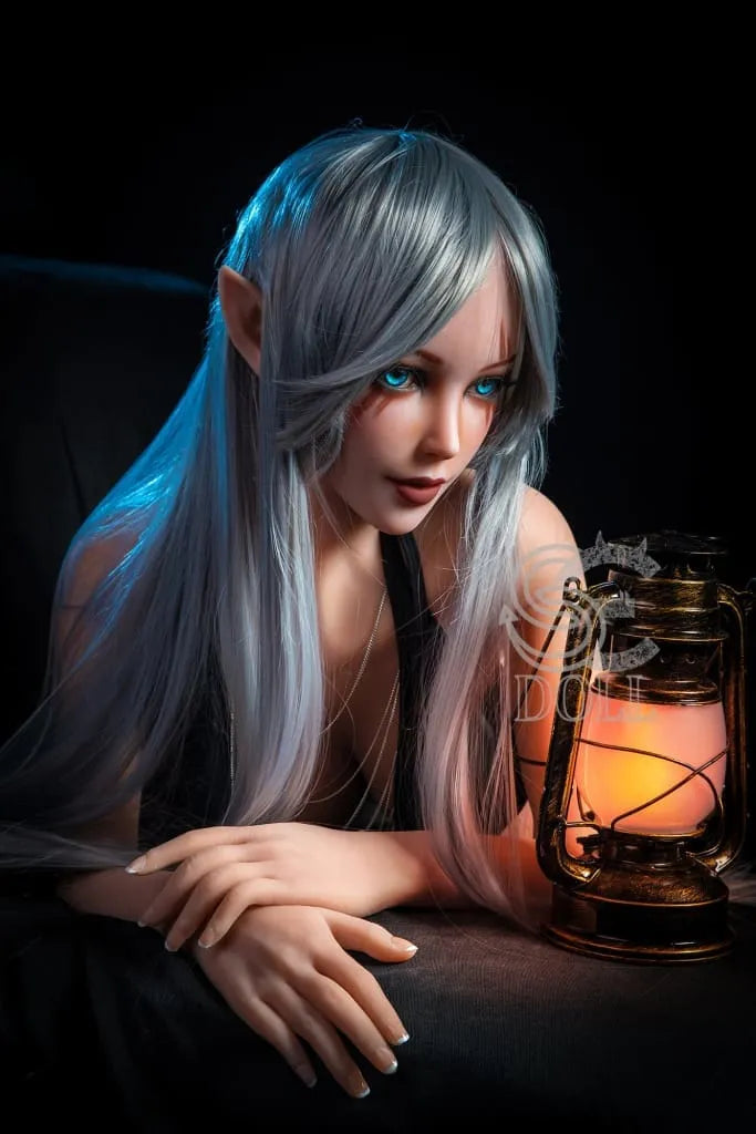 Elsa - 150cm / 4ft11 E-Breasts TPE Sex Dolls Model Props (NO.2184)