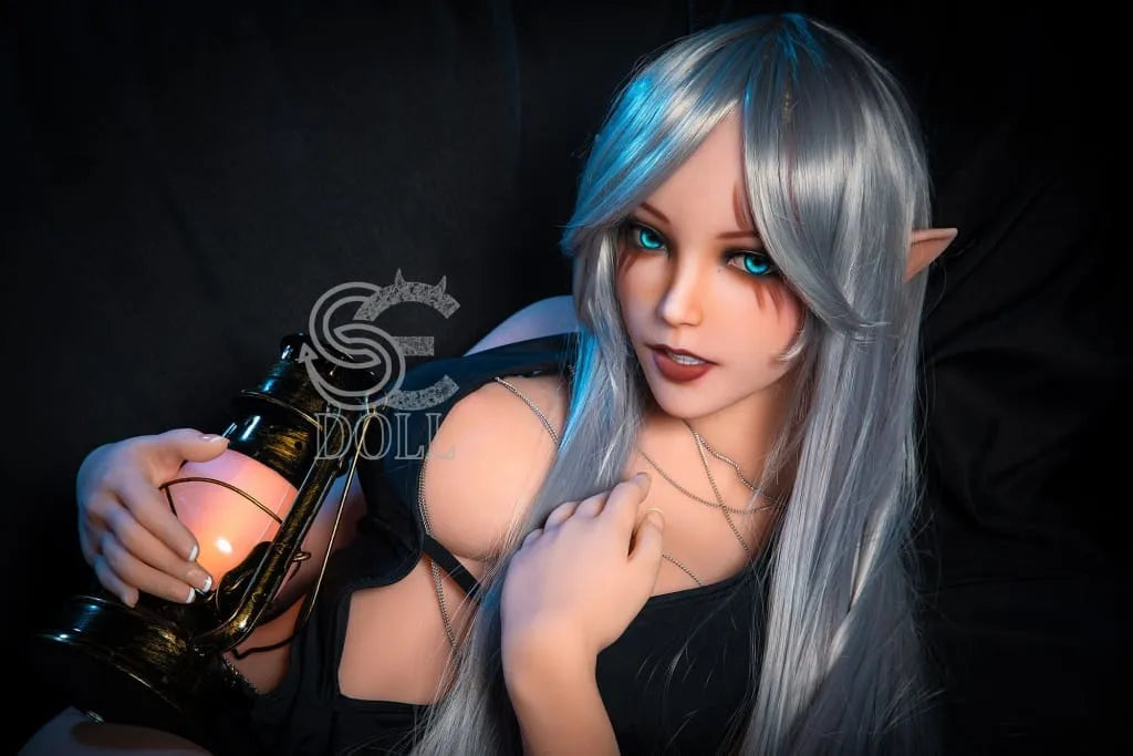 Elsa - 150cm / 4ft11 E-Breasts TPE Sex Dolls Model Props (NO.2184)